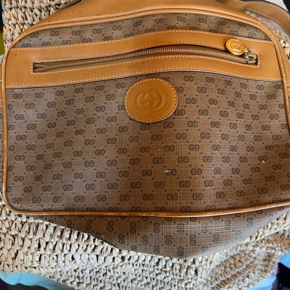 Authentic Vintage Gucci Brown Designer Shoulder Bag Great Condition Beautiful - Picture 2 of 4